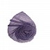 Plain stole in crinkled cotton fabric - Dark purple